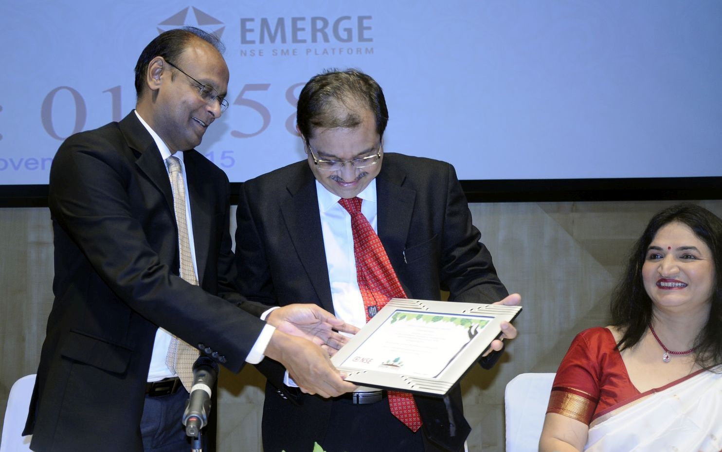 Award by National Stock Exchange for Listing on EMERGE Platform
